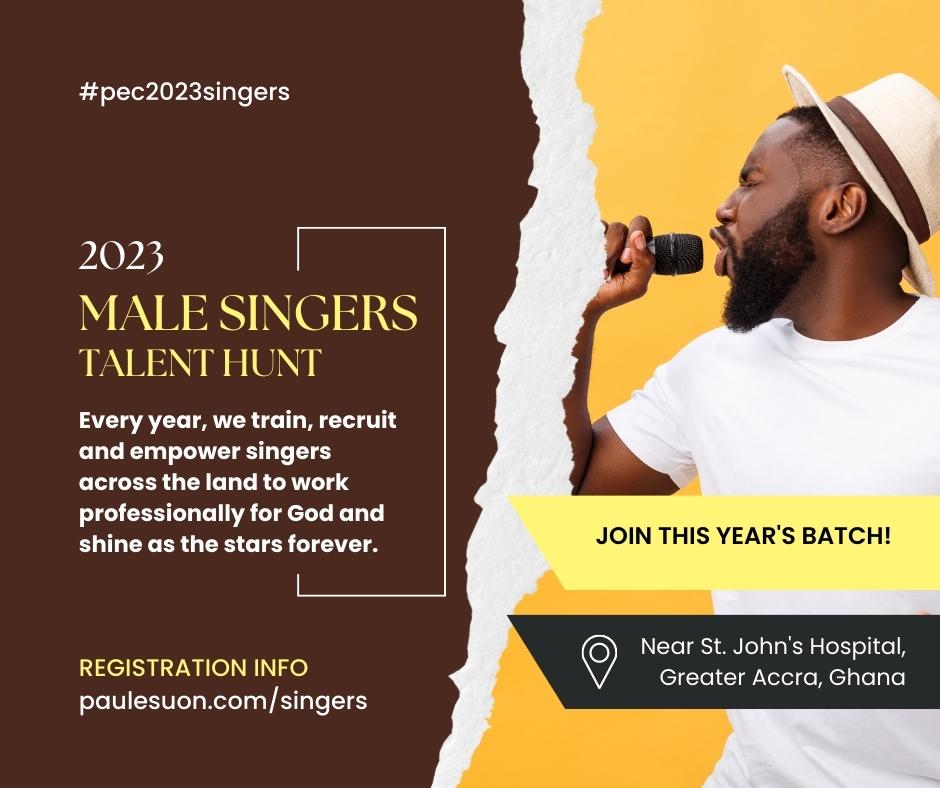 Paul Esuon Consulting Recruiting Male Singers